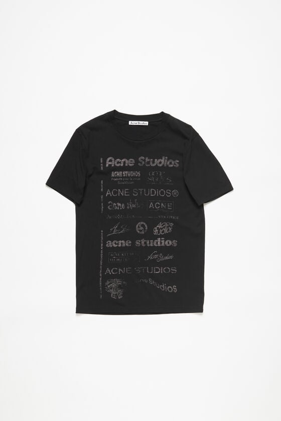 Acne Studios Logo-T-Shirt – lockere Passform Blitzangebot