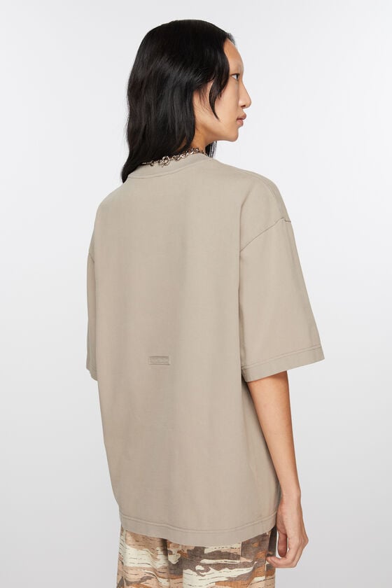 Acne Studios T-Shirt mit Rundhalsausschnitt in lockerer Passform Große Rabatte