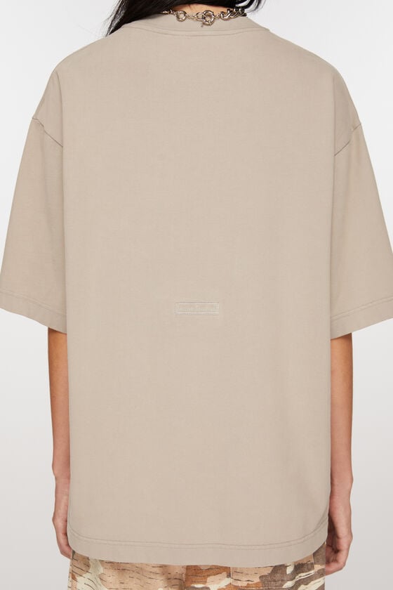 Acne Studios T-Shirt mit Rundhalsausschnitt in lockerer Passform Große Rabatte