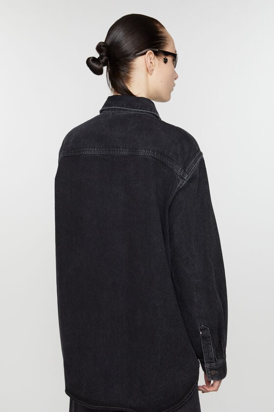 Acne Studios Jeanshemd mit Knopfleiste - Lockere Passform VIP-Rabatte