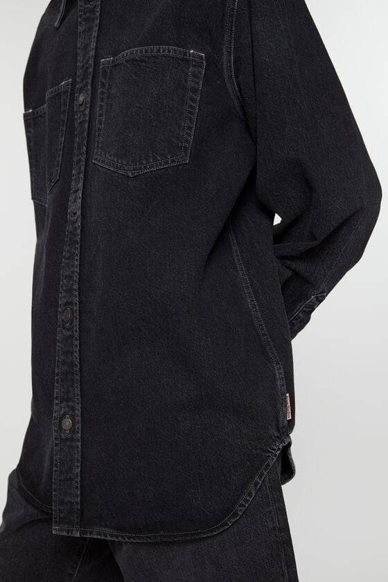 Acne Studios Jeanshemd mit Knopfleiste - Lockere Passform VIP-Rabatte