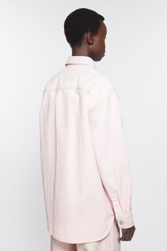 Acne Studios Jeanshemd mit Knopfleiste - Lockere Passform Wochenangebot