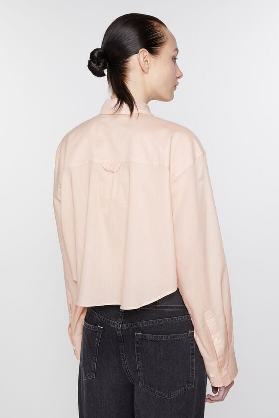 Acne Studios Shirt-Logo-Stickerei Kostenlose Rückgabe