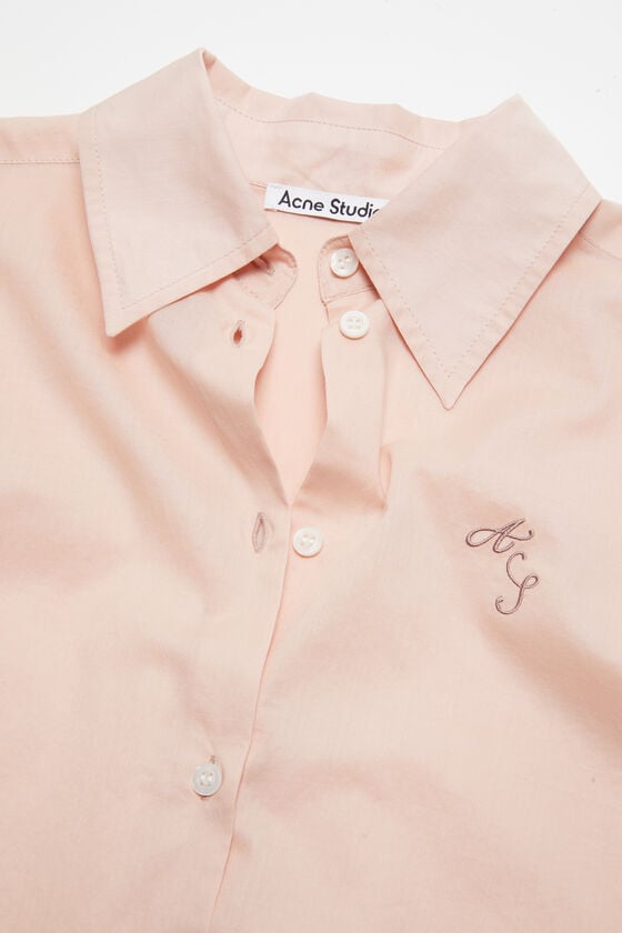 Acne Studios Shirt-Logo-Stickerei Kostenlose Rückgabe