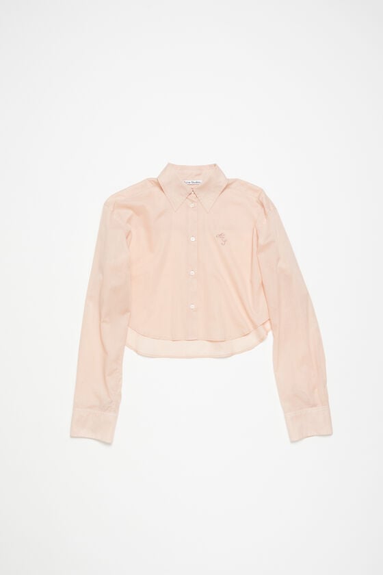 Acne Studios Shirt-Logo-Stickerei Kostenlose Rückgabe