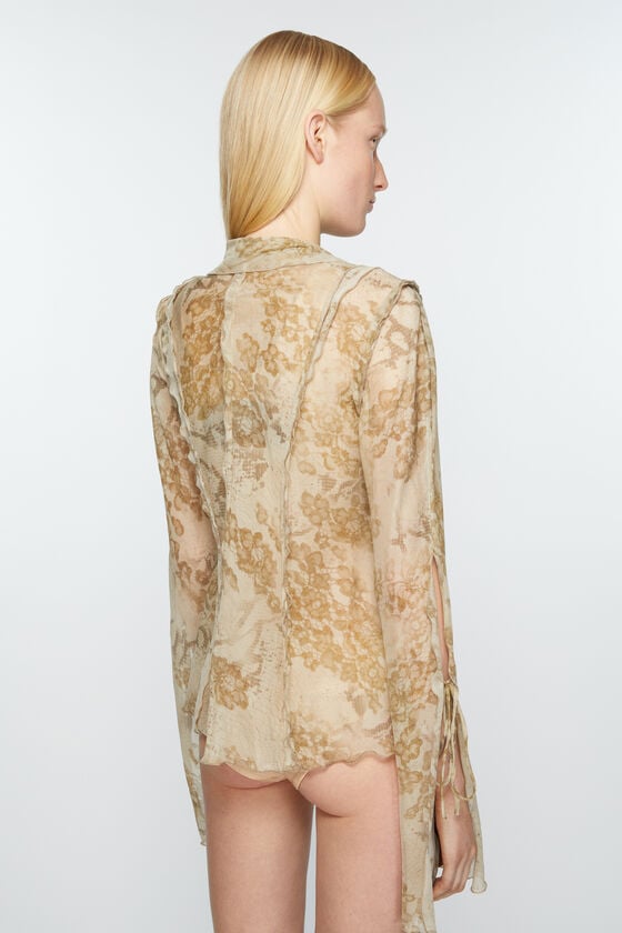Acne Studios Bedruckte Bluse Begrenzte Freigabe