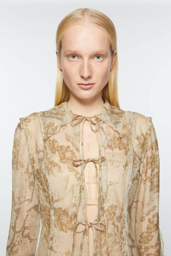 Acne Studios Bedruckte Bluse Begrenzte Freigabe
