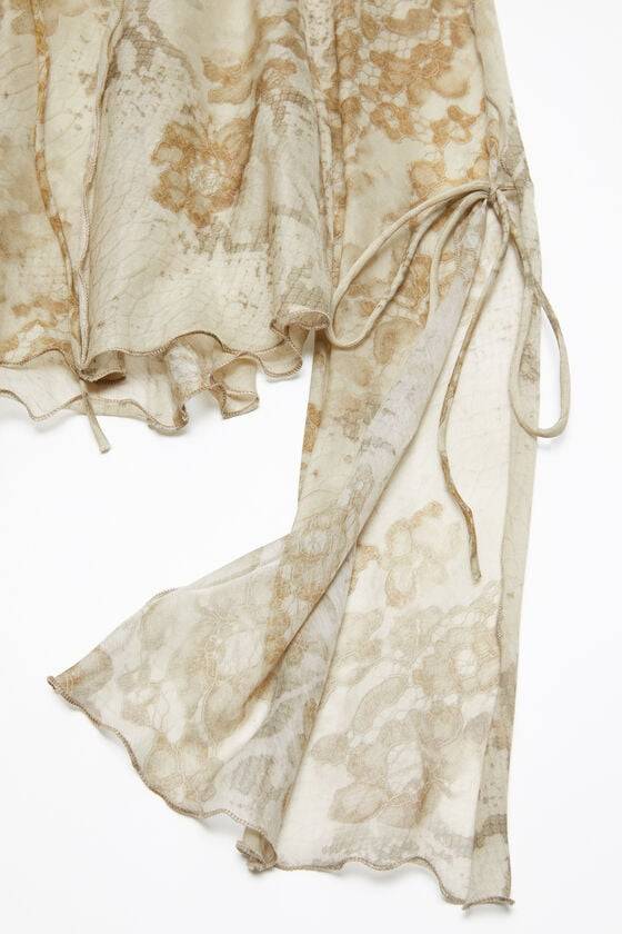 Acne Studios Bedruckte Bluse Begrenzte Freigabe