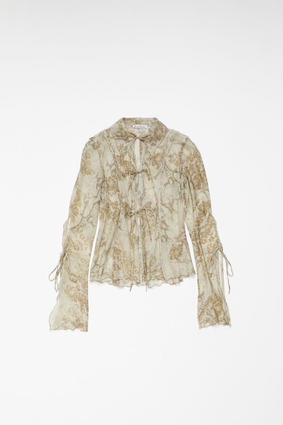 Acne Studios Bedruckte Bluse Begrenzte Freigabe