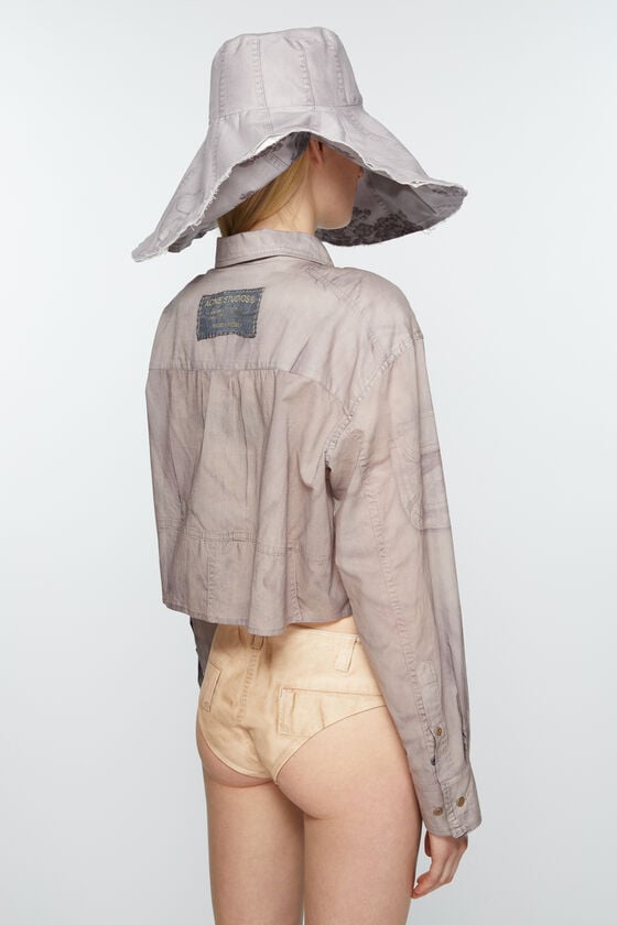 Acne Studios Bedrucktes Hemd mit Knopfleiste Neueste Stile