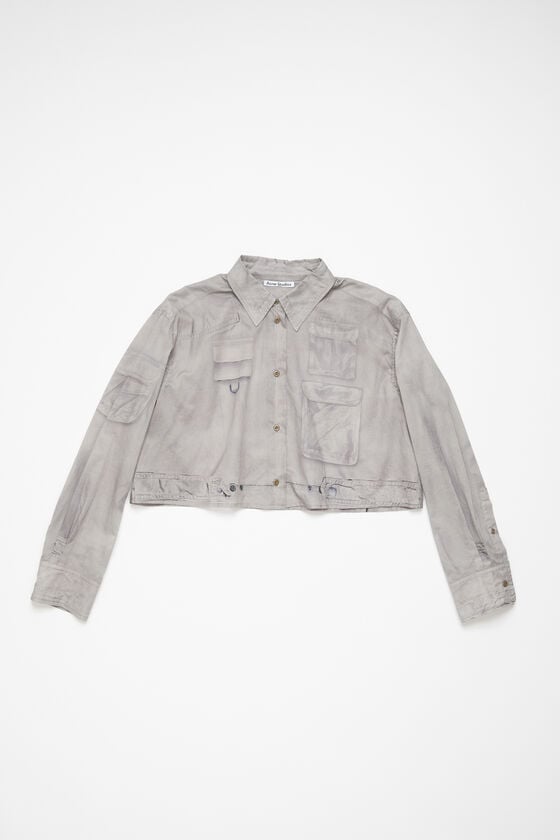 Acne Studios Bedrucktes Hemd mit Knopfleiste Neueste Stile