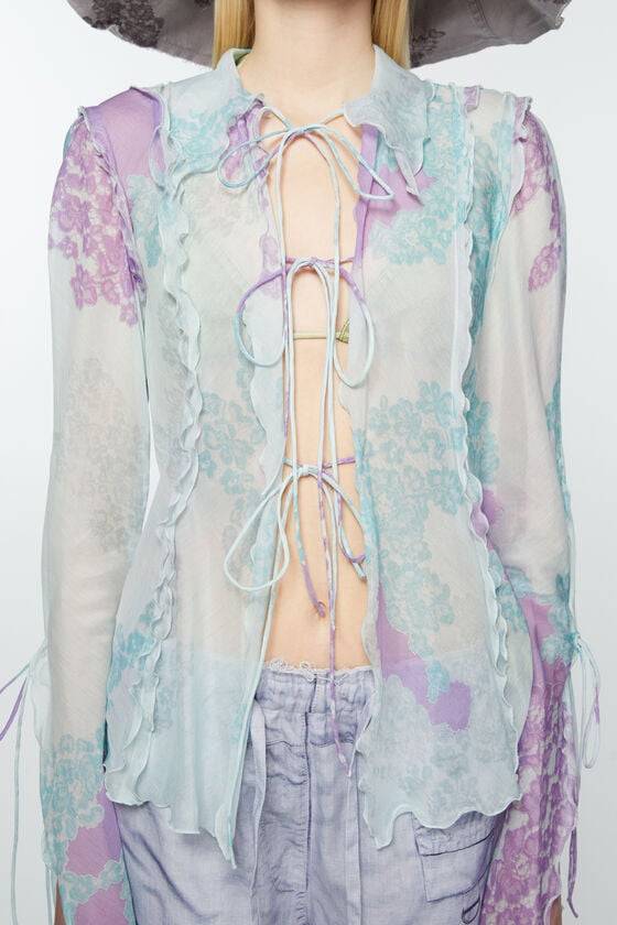 Acne Studios Bedruckte Bluse Letzte 2 Tage