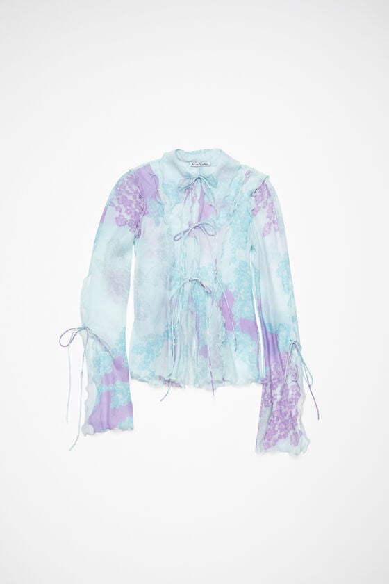 Acne Studios Bedruckte Bluse Letzte 2 Tage