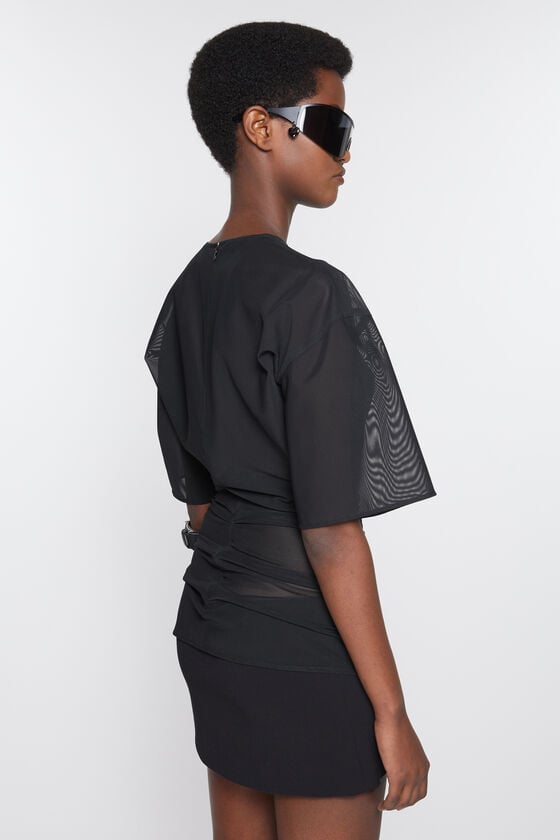Acne Studios Mesh t-shirt Laufsteg-Show Letzter Tag