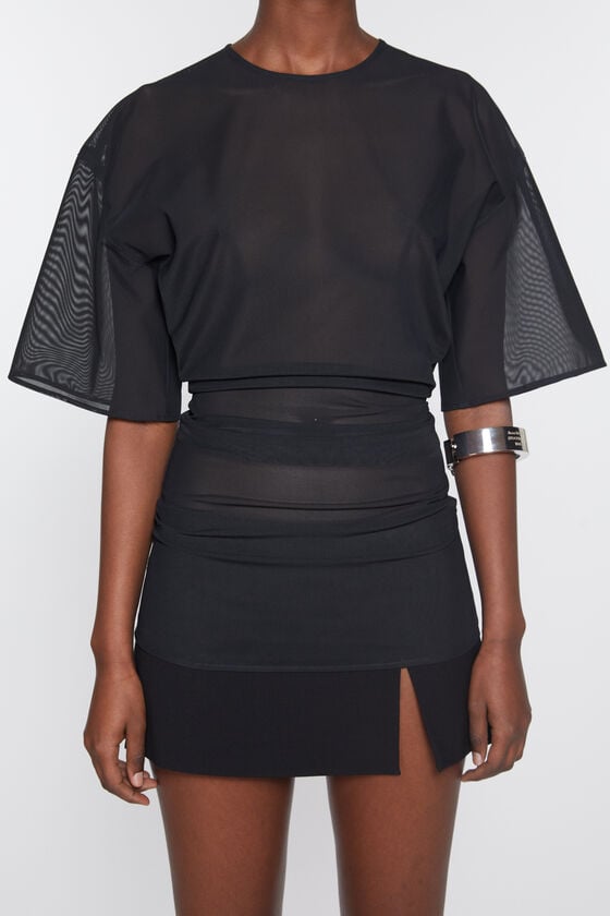 Acne Studios Mesh t-shirt Laufsteg-Show Letzter Tag