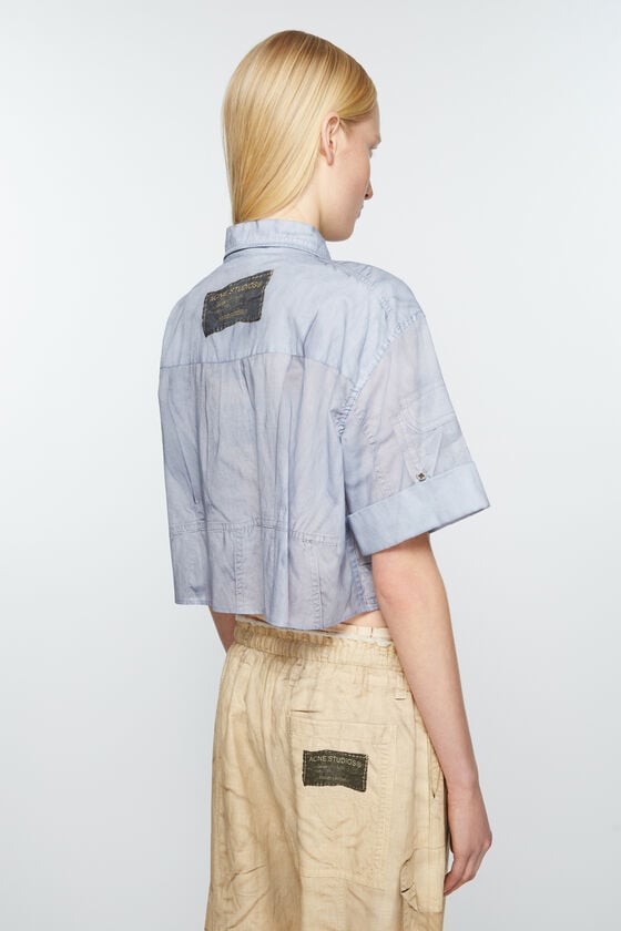 Acne Studios Bedrucktes Hemd mit Knopfleiste Bis zu 50% Rabatt