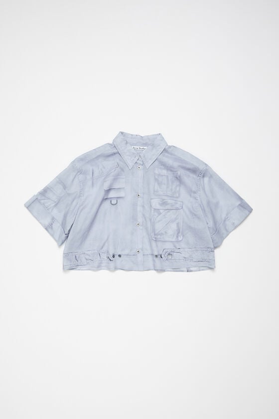 Acne Studios Bedrucktes Hemd mit Knopfleiste Bis zu 50% Rabatt