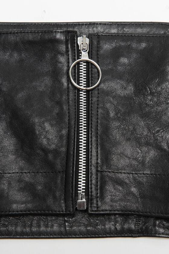 Acne Studios Leather bustier top Laufsteg-Show Nur für heute