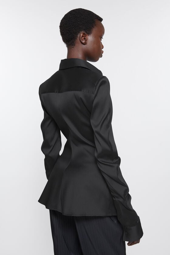 Acne Studios Asymmetric button-up shirt Laufsteg-Show Sonderangebot der Fabrik