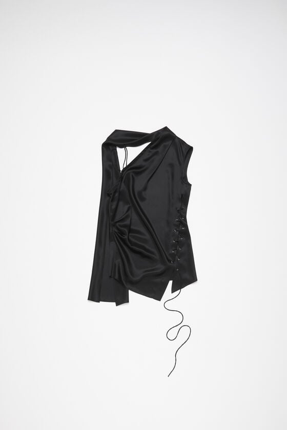 Acne Studios Wickelbluse mit Fransen Bis zu 55% Rabatt
