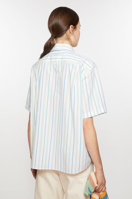 Acne Studios Gestreiftes Hemd mit Knopfleiste Unisex Discount Store für neue Produkte