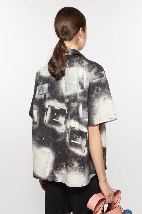 Acne Studios Bedrucktes Hemd mit Knopfleiste Unisex Super Rabatt