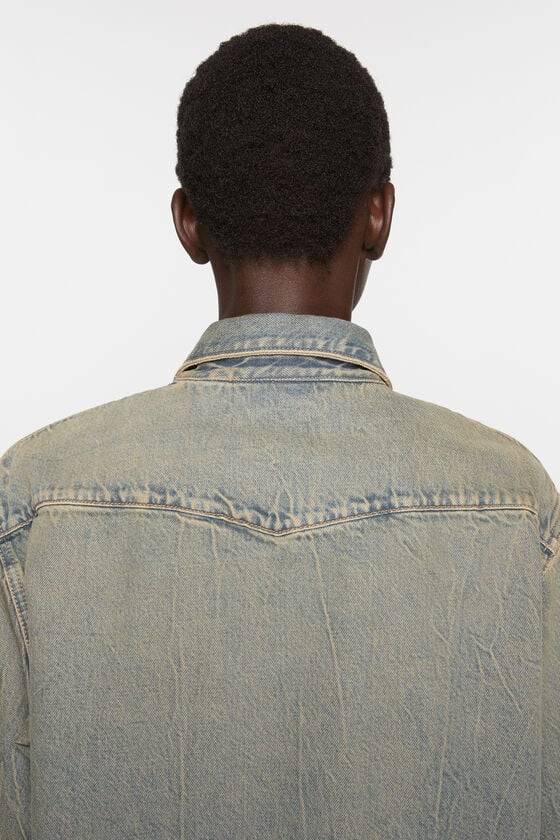 Acne Studios Jeanshemd in lockerer Passform Fabrikladen