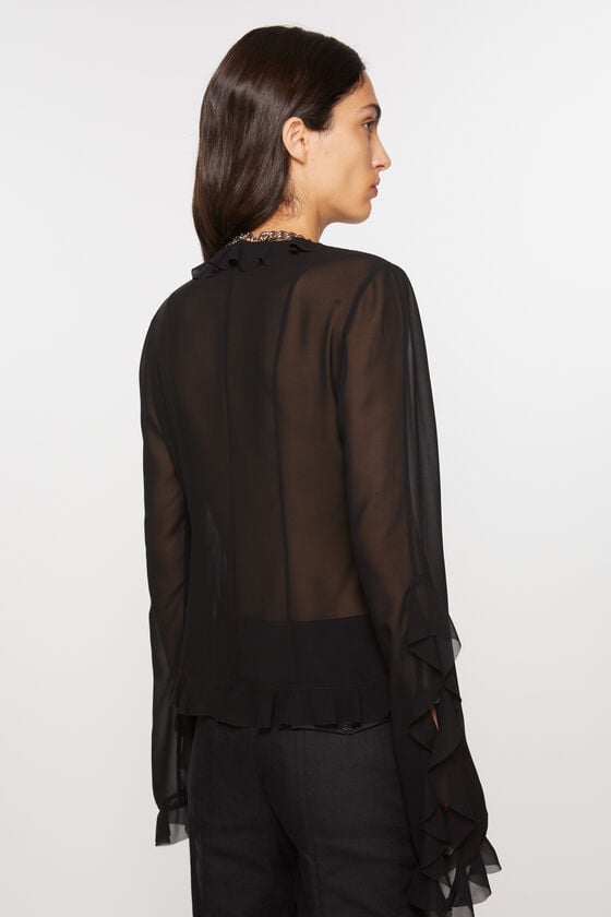 Acne Studios Bluse mit Rüschen Begrenzt auf 3 Tage