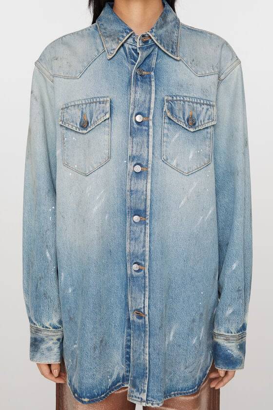 Acne Studios Jeanshemd – entspannte Passform Speichern exportieren