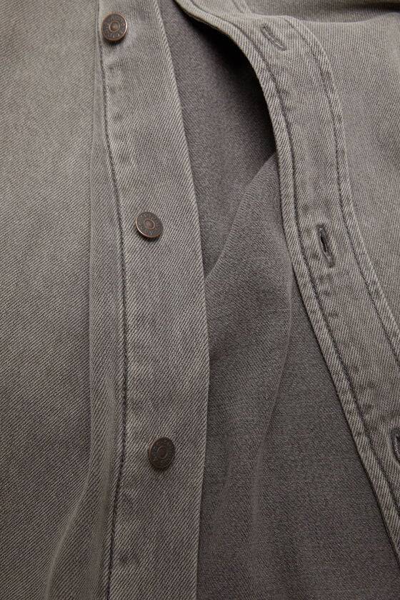 Acne Studios Jeanshemd in lockerer Passform Black Friday Preise