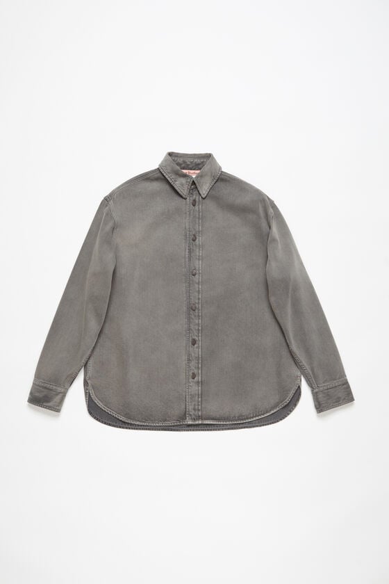 Acne Studios Jeanshemd in lockerer Passform Black Friday Preise