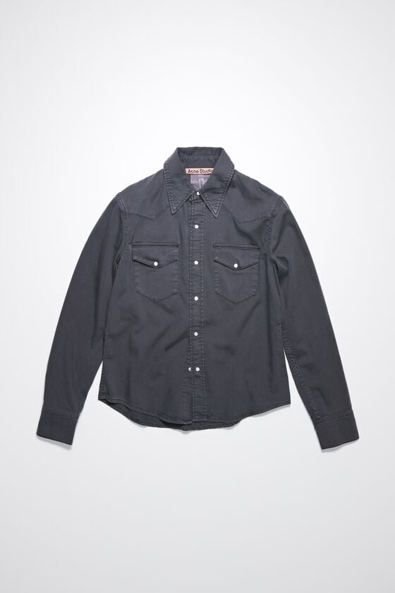 Acne Studios Jeanshemd mit Knopfleiste zollfrei