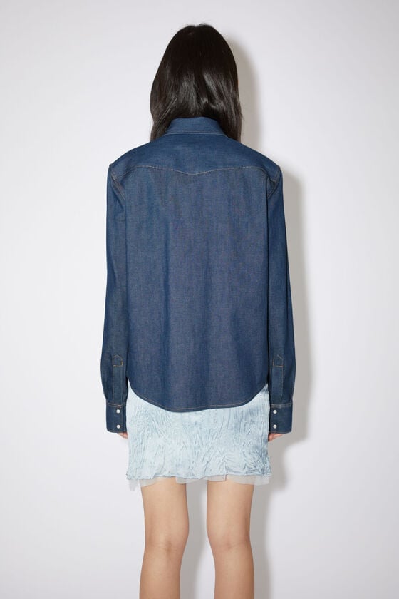 Acne Studios Jeanshemd mit Knopfleiste Rabatte dieses Monats
