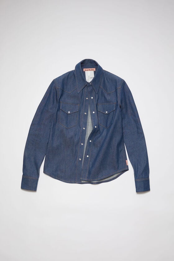 Acne Studios Jeanshemd mit Knopfleiste Rabatte dieses Monats
