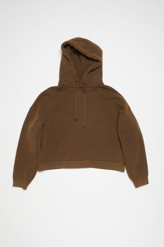 Acne Studios Sweatshirt mit Kapuze und Logoaufnäher Outlet