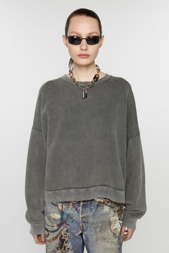 Acne Studios Pullover mit Logo-Patch Verkauf