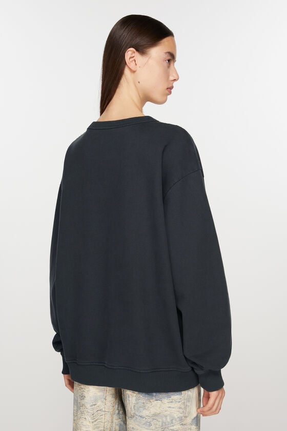 Acne Studios Sweatshirt mit Stempel-Logo Sonderangebot