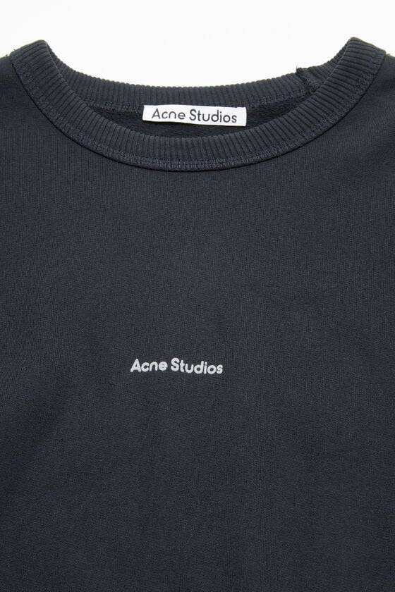 Acne Studios Sweatshirt mit Stempel-Logo Sonderangebot