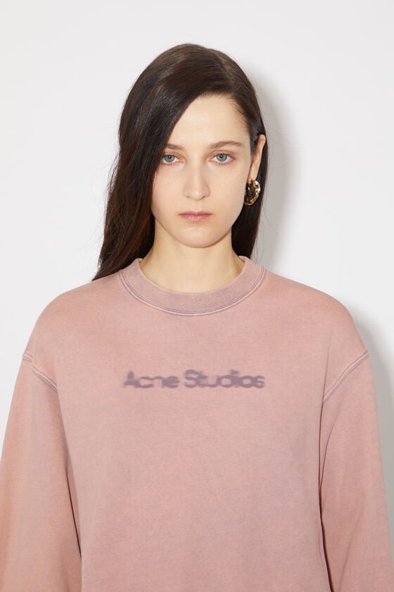 Acne Studios Pullover mit verschwommenem Logo Großer Ausverkauf