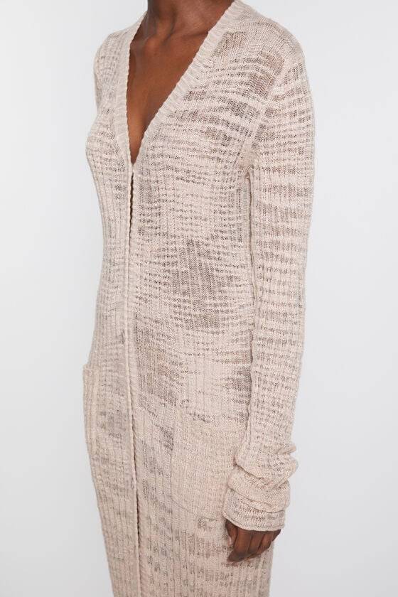 Acne Studios Cardigan aus breitem Rippstrick Saisonschlussverkauf