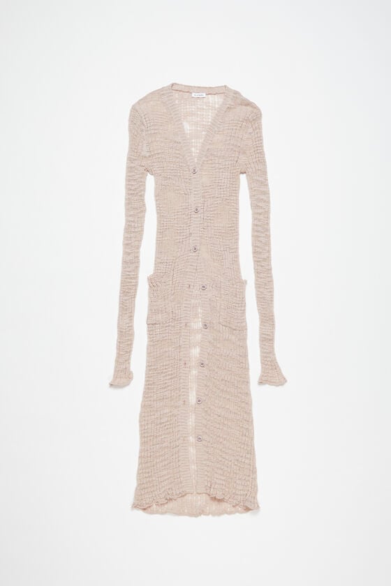Acne Studios Cardigan aus breitem Rippstrick Saisonschlussverkauf