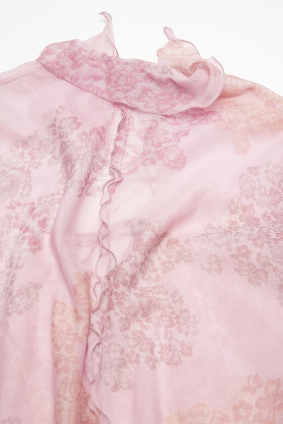 Acne Studios Bedrucktes Kleid aus Chiffon Osterangebot