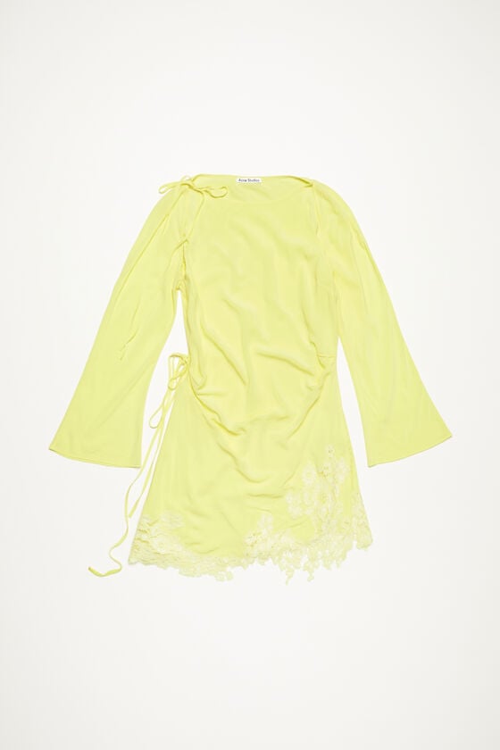 Acne Studios Kleid mit Spitzenbesatz Valentinstagsangebot