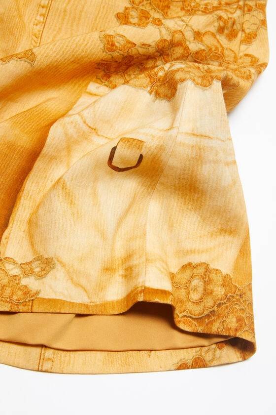 Acne Studios Trägerkleid mit Trompe-l'oeil-Print Top Angebot
