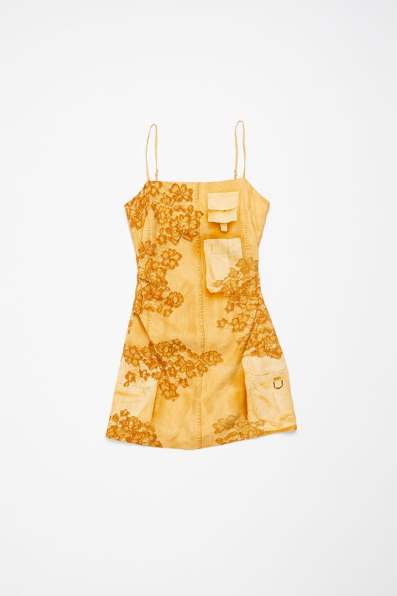 Acne Studios Trägerkleid mit Trompe-l'oeil-Print Top Angebot