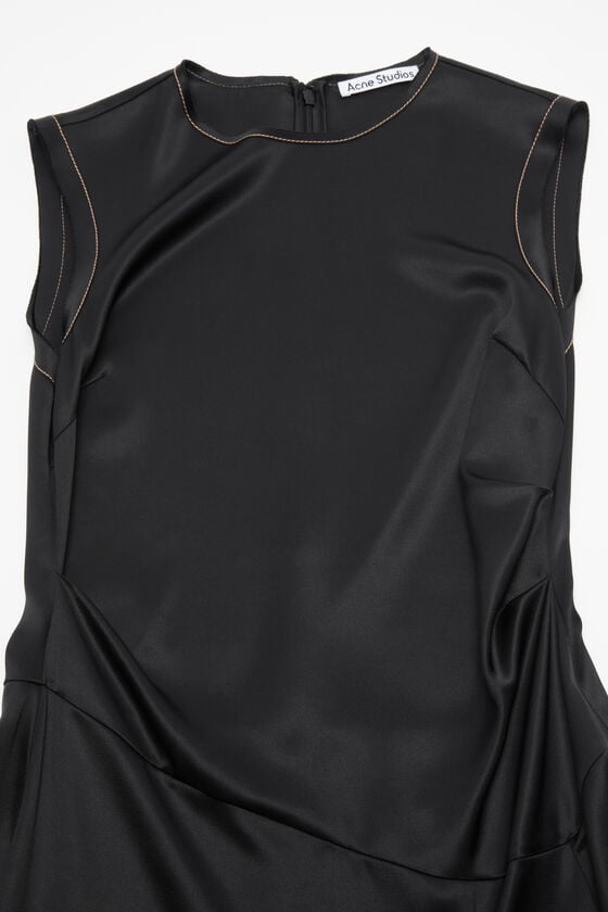 Acne Studios Ärmelloses Kleid aus Satin Exklusive Angebote