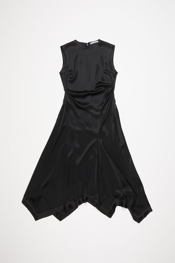 Acne Studios Ärmelloses Kleid aus Satin Exklusive Angebote
