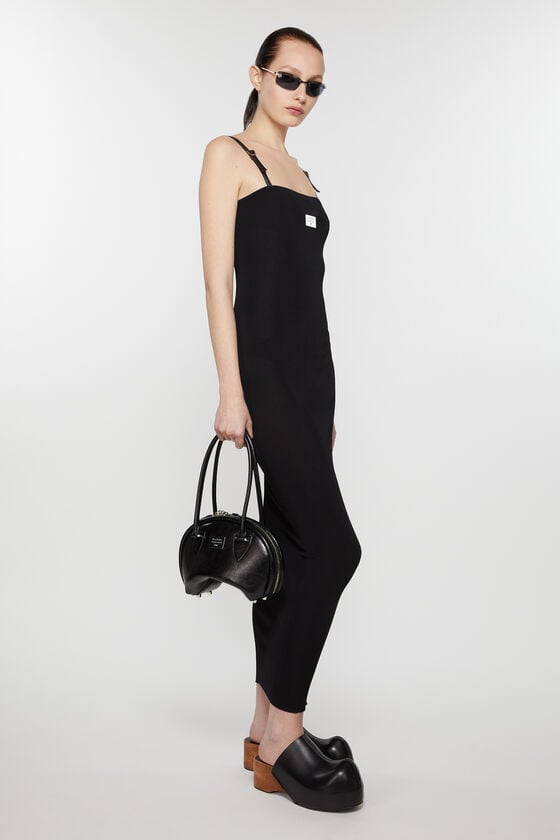 Acne Studios Trägerkleid mit Logo Saisonale Angebote