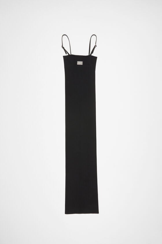 Acne Studios Trägerkleid mit Logo Saisonale Angebote