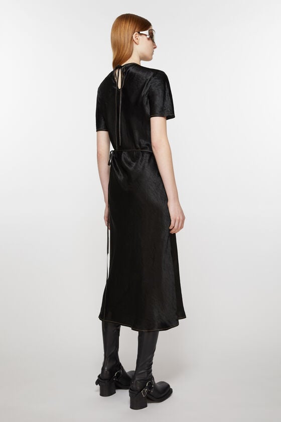 Acne Studios Wickelkleid aus Satin Kostenlose Rückgabe